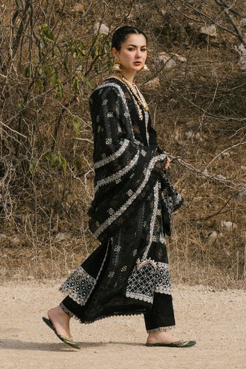 Qalamkar Lawn 3 piece suit