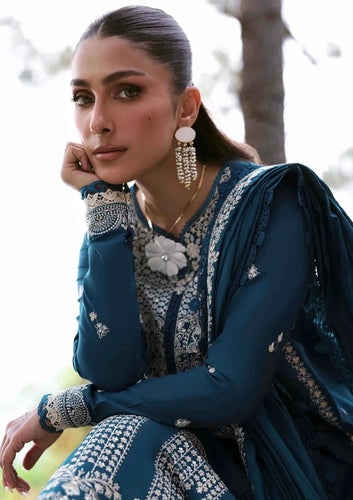 Maria.B-3PC LUXURY LAWN EMBROIDERED DRESS