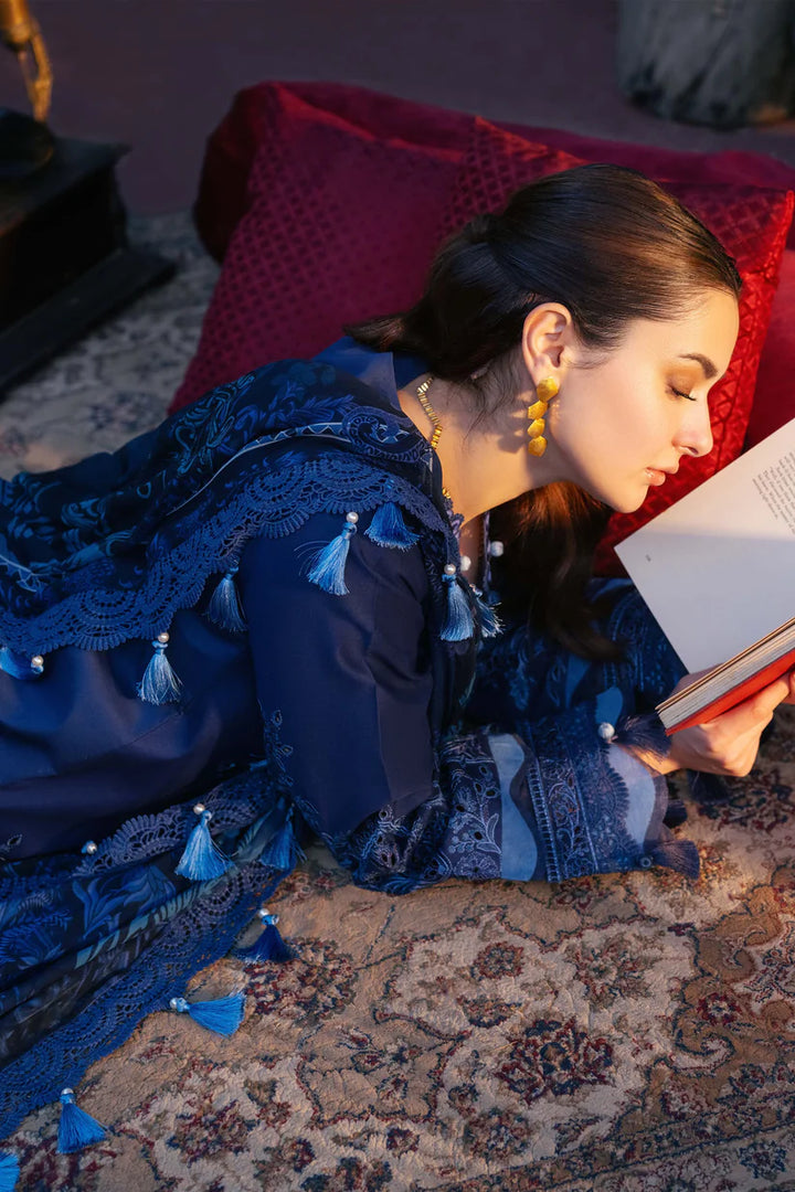 Jade-3PC LUXURY LAWN EMBROIDERED DRESS