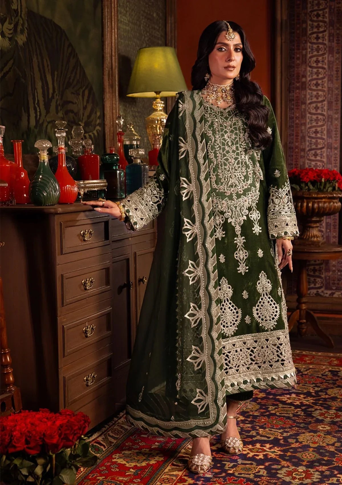Asim Jofa 3Pc - Embroidered Lawn Dress