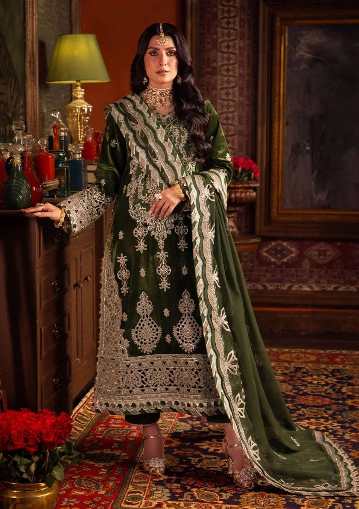 Asim Jofa 3Pc - Embroidered Lawn Dress