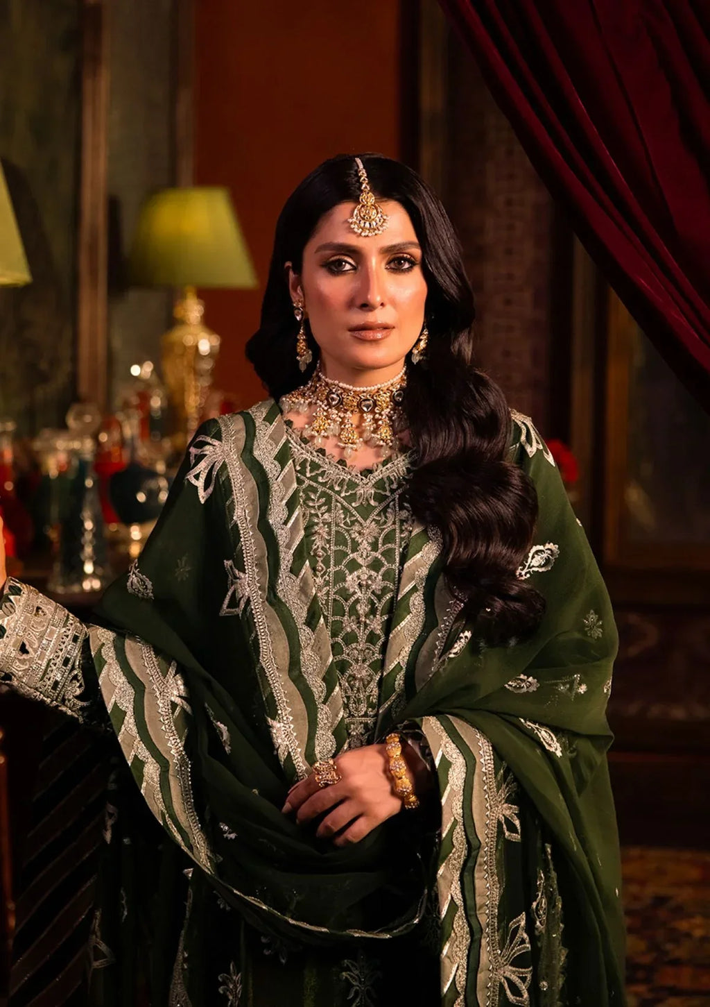 Asim Jofa 3Pc - Embroidered Lawn Dress