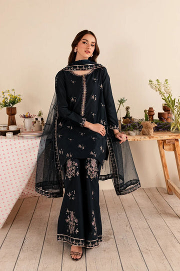 BATIK-3PC LAWN EMBROIDERED SHIRT LAWN EMBROIDERED SHAWL AND EMB TROUSER