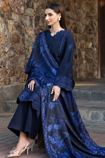 Farasha-3PC LUXURY LAWN EMBROIDERED DRESS