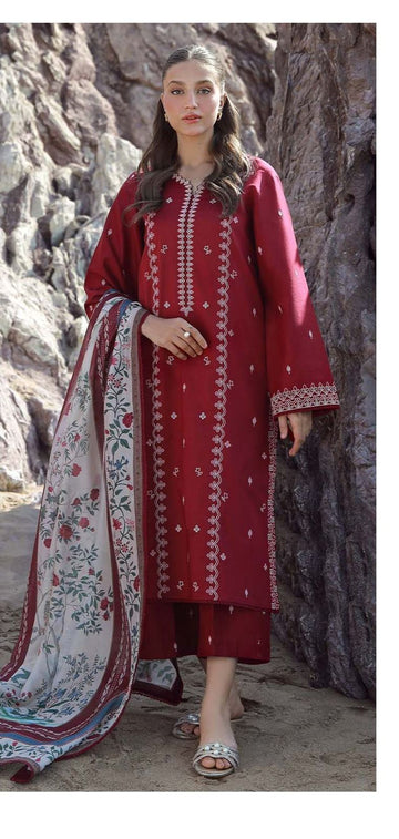 Afsanah by Seran Embroidered Lawn Suit Unstitched 3 Piece