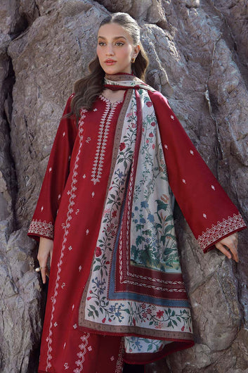 Afsanah by Seran Embroidered Lawn Suit Unstitched 3 Piece