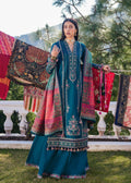 Hussain Rehar-3PC LUXURY LAWN EMBROIDERED DRESS