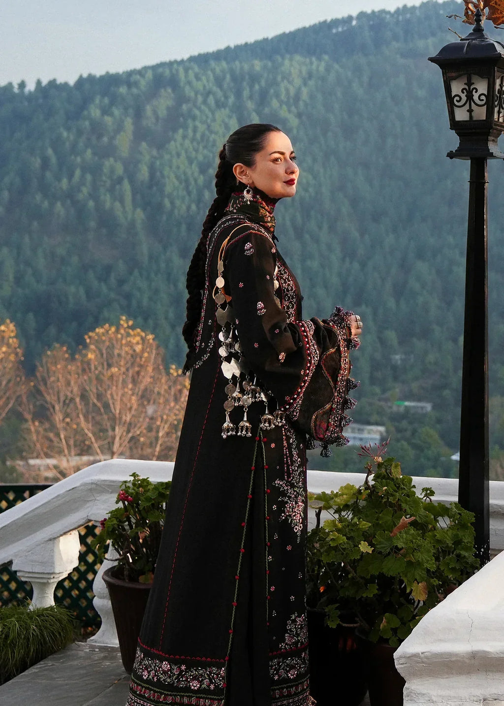 Hussain Rehar-3PC LUXURY LAWN EMBROIDERED DRESS