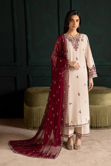 BATIK-3PC LAWN EMBROIDERED SHIRT WITH CHIFFON EMBROIDERED DUPATTA AND EMB TROUSER
