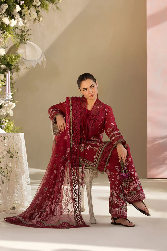 Sobia Nazir-3PC LUXURY LAWN EMBROIDERED DRESS