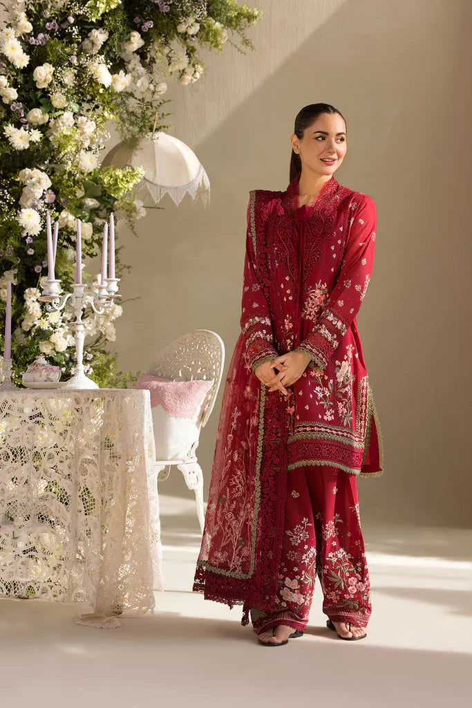 Sobia Nazir-3PC LUXURY LAWN EMBROIDERED DRESS