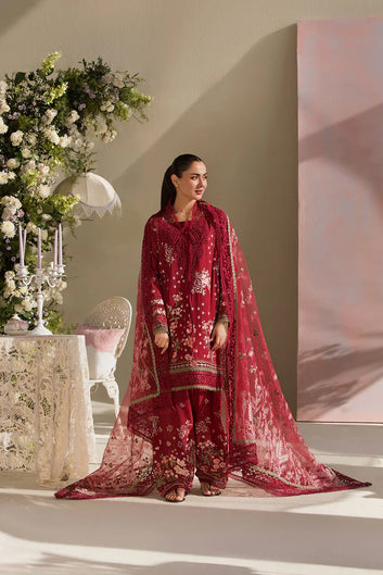 Sobia Nazir-3PC LUXURY LAWN EMBROIDERED DRESS