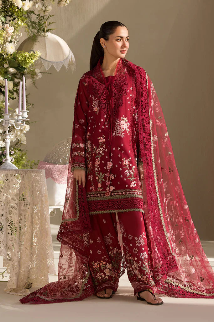 Sobia Nazir-3PC LUXURY LAWN EMBROIDERED DRESS