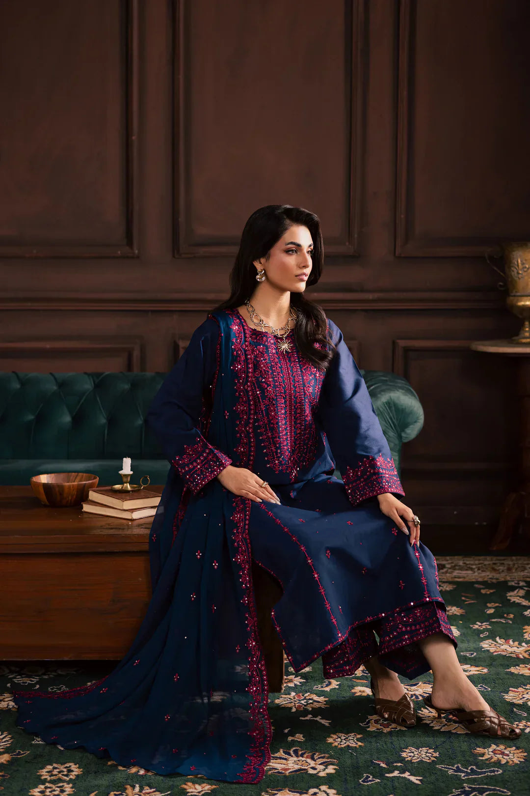 Batik 3Pc - Embroidered Lawn Dress