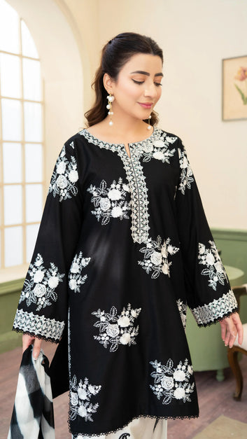 LaibaMir 3pc Embroidered Lawn