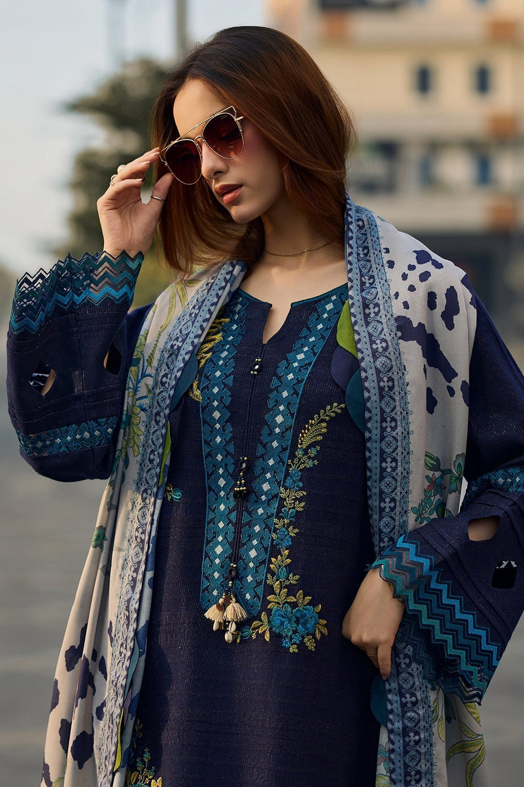 Charizma Poshima Embroidered Lawn Unstitched 3Pc Suit