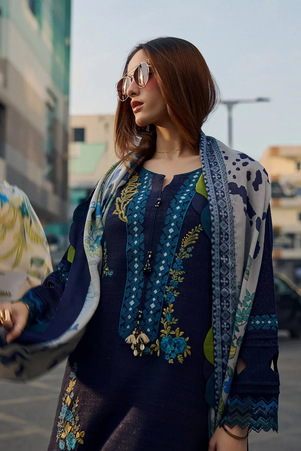 Charizma Poshima Embroidered Lawn Unstitched 3Pc Suit