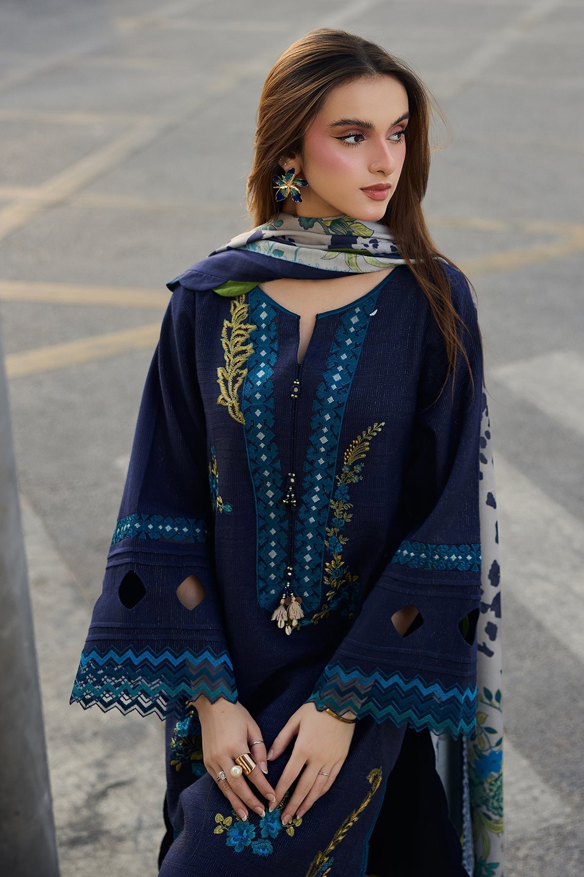 Charizma Poshima Embroidered Lawn Unstitched 3Pc Suit