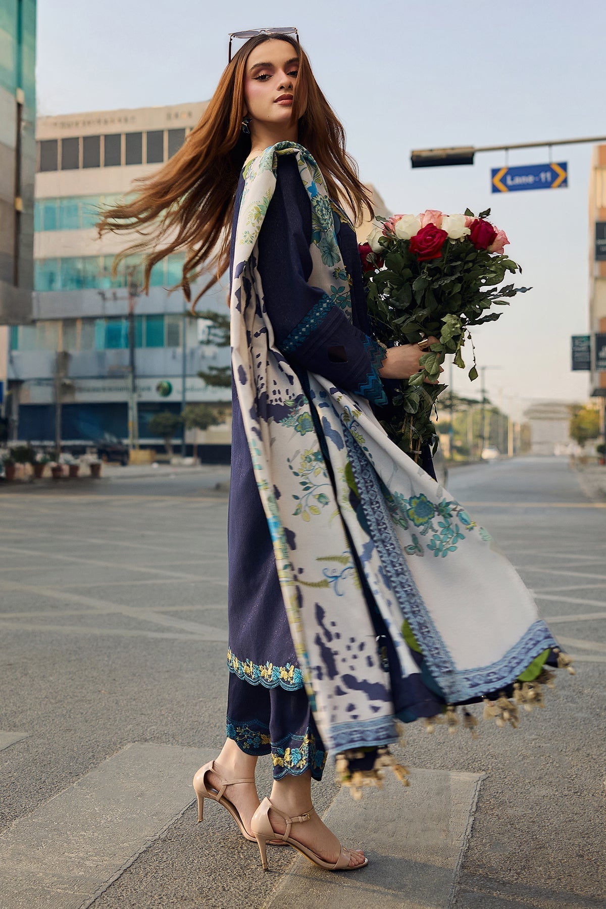 Charizma Poshima Embroidered Lawn Unstitched 3Pc Suit