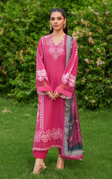 Pink Reverie LUXURY LAWN EMBROIDERED