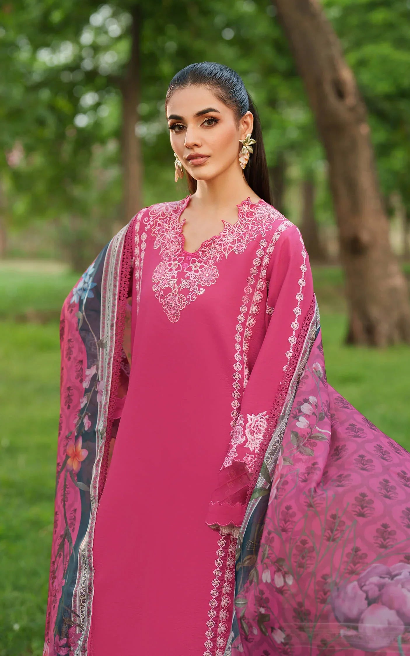Pink Reverie LUXURY LAWN EMBROIDERED