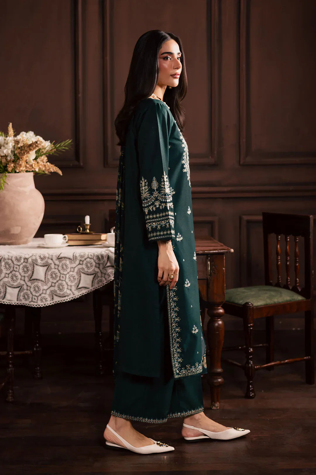 Batik 3Pc - Embroidered Lawn Dress