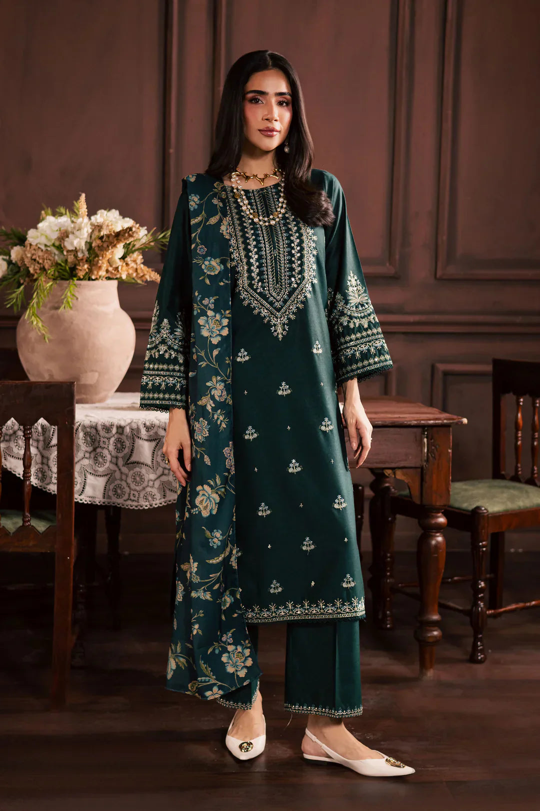 Batik 3Pc - Embroidered Lawn Dress