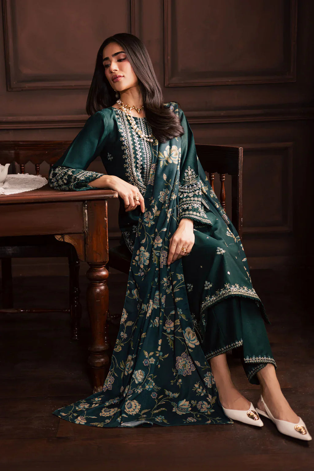 Batik 3Pc - Embroidered Lawn Dress