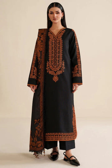 Farasha  EmbroideredLawn Unstitched 3Pc Suit