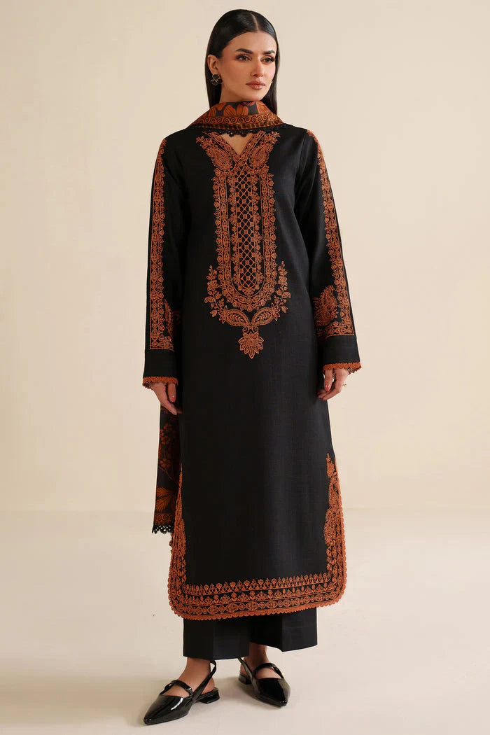 Farasha  EmbroideredLawn Unstitched 3Pc Suit