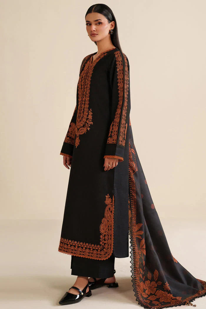 Farasha  EmbroideredLawn Unstitched 3Pc Suit