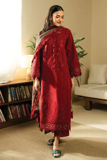 Fresa-3PC LUXURY LAWN EMBROIDERED DRESS
