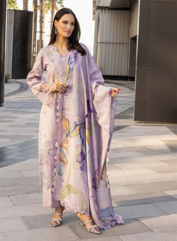 Carnation by Rang Rasiya Embroidered Lawn Suits Unstitched 3 Piece - RR25CL 12 AMELIA