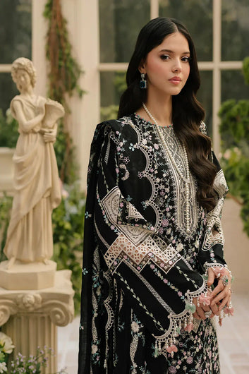 Bin Ilyas-3PC LUXURY LAWN EMBROIDERED DRESS