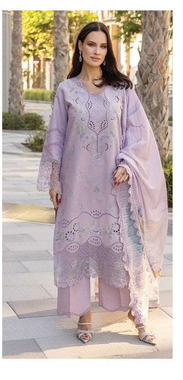 Carnation by Rang Rasiya Embroidered Lawn Suits Unstitched 3 Piece - RR25CL 12 AMELIA
