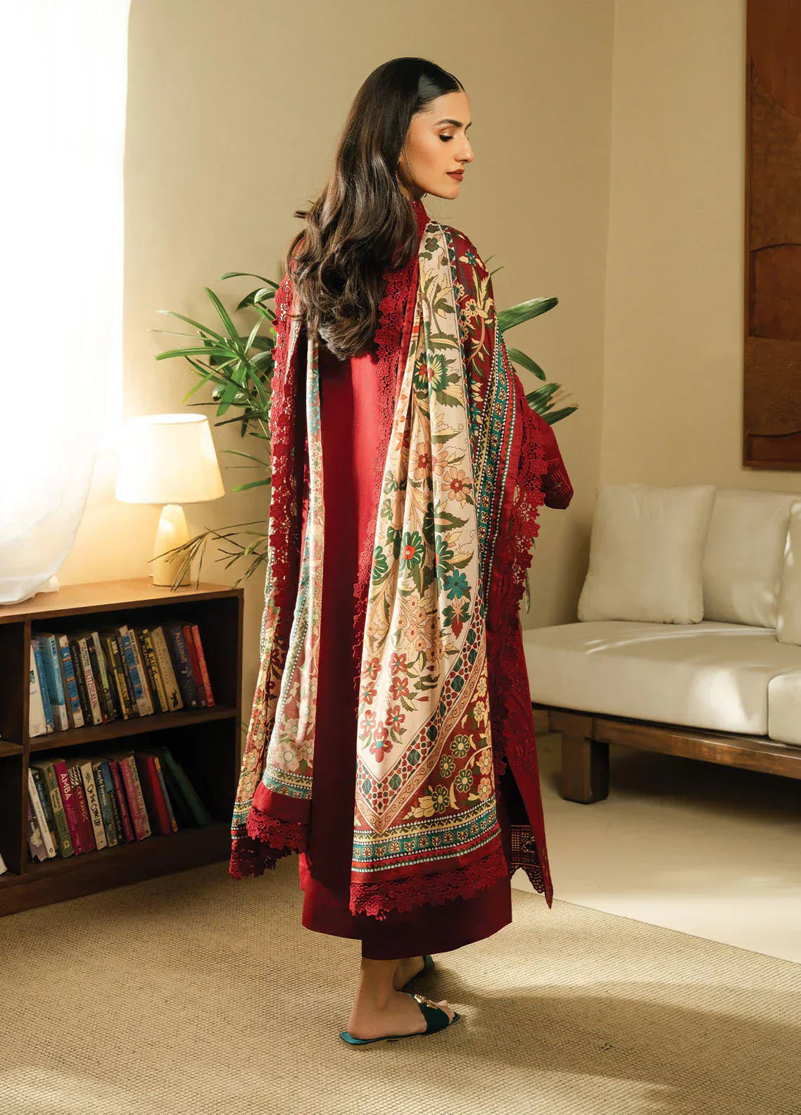 Fresa-3PC LUXURY LAWN EMBROIDERED DRESS